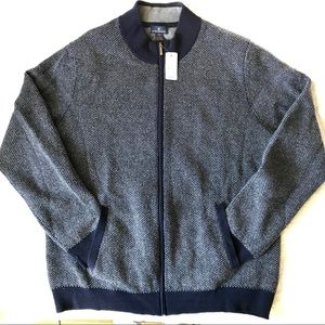 Brand New Brooks Brother Zip Up Cardigan